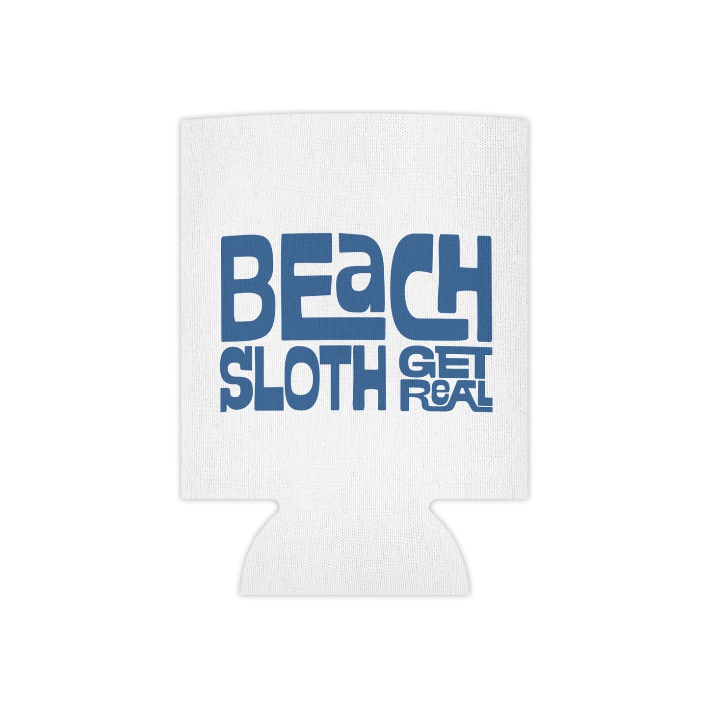 Beach Sloth Can Cooler
