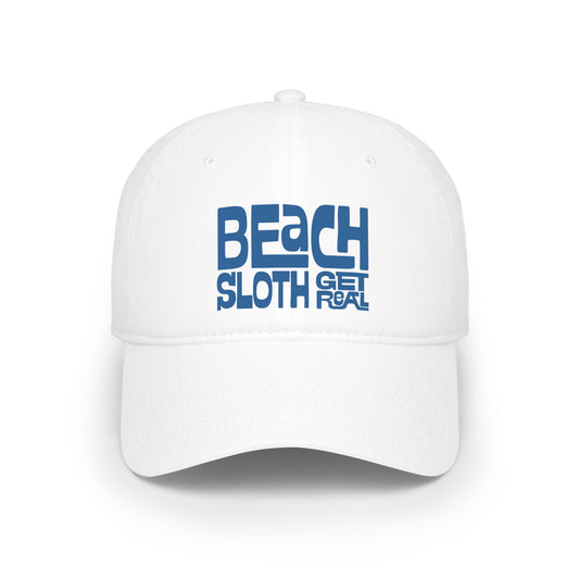 Low Profile Beach Sloth Baseball Cap