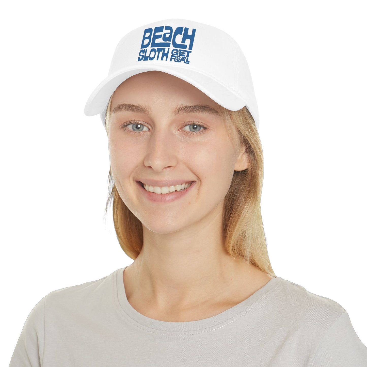 Low Profile Beach Sloth Baseball Cap